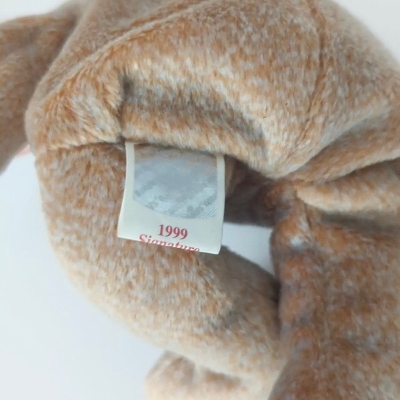 1999 Signature Bear, TY Beanie Babies, Embroidered Signature, Vintage, Y2K - Picture 8 of 9